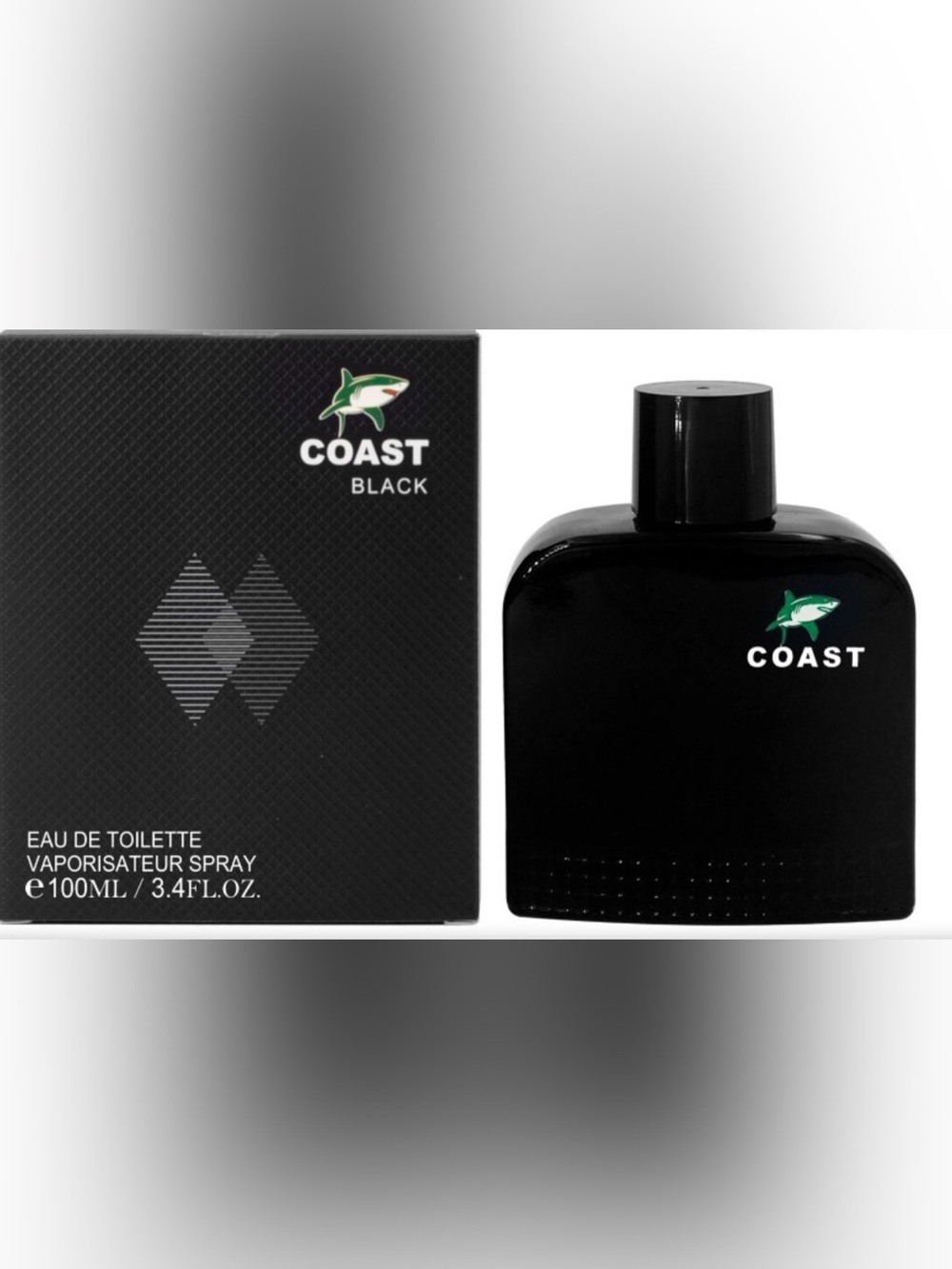 Coast Black Men’s Fragrance Bottle - Black